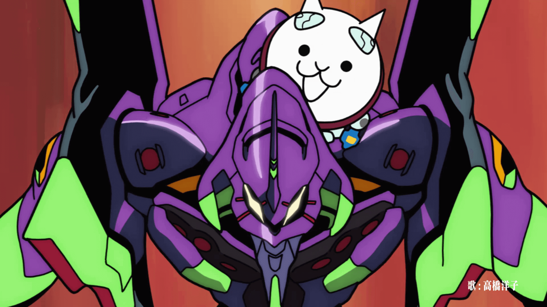 にゃんこでオープニング再現！ 『新世紀エヴァンゲリオン』OP映像