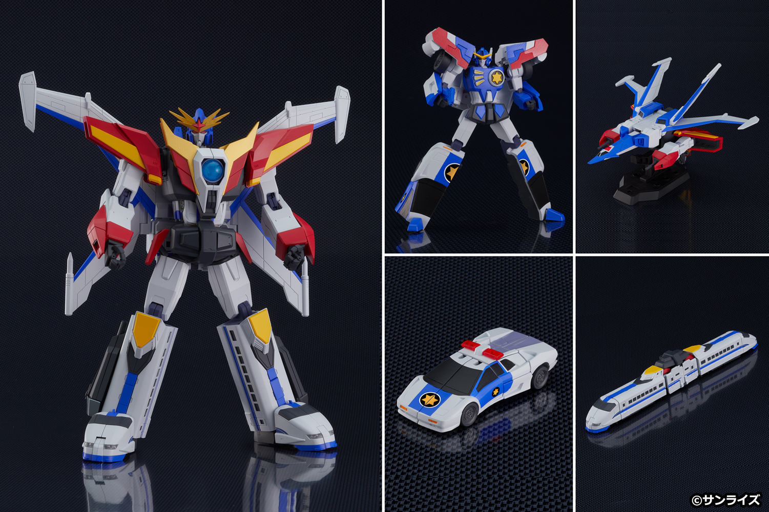 メイクトイズ製 6体合体 デバスター風の変形合体ロボット ウェザリング加工ver 伝説の勇者 ダ・ガーン」が完全変形合体トイで登場！ 「THE合体 ダ