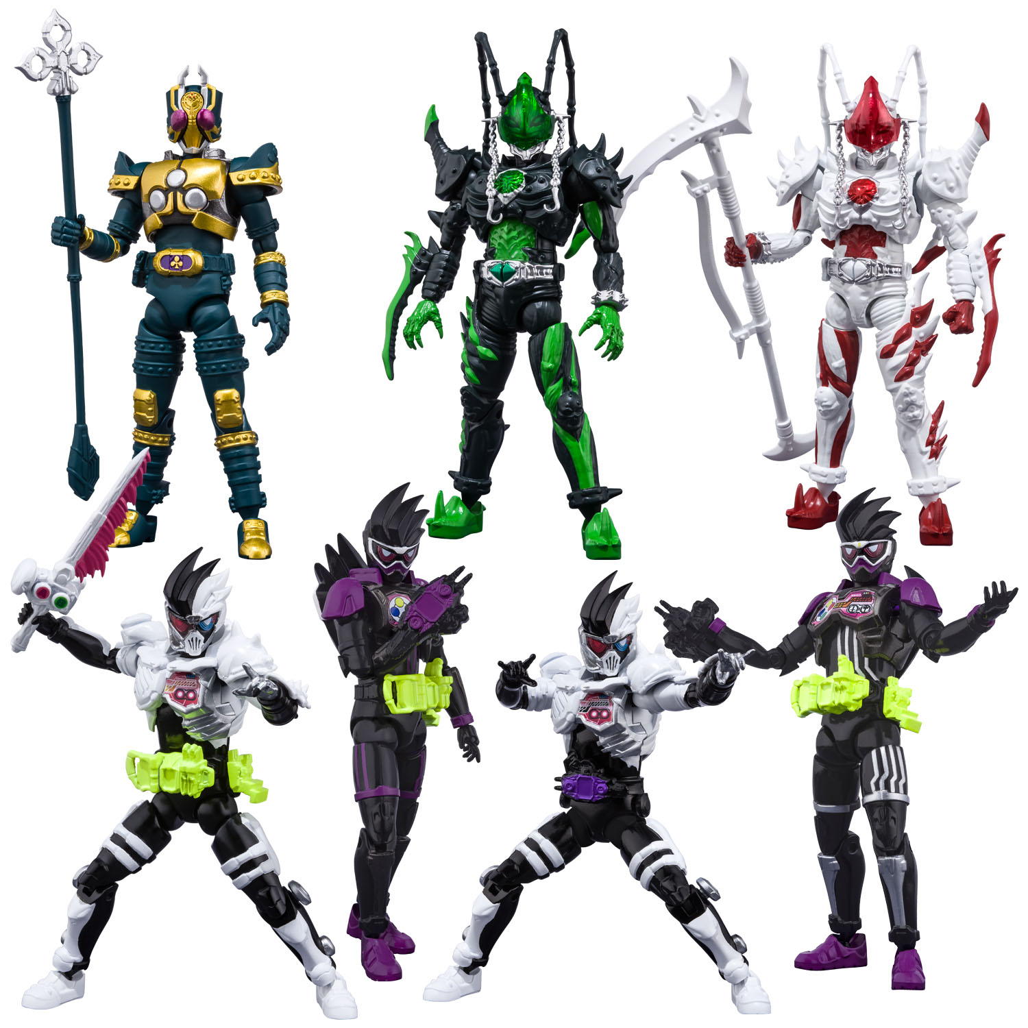 歴代仮面ライダーのライバル、強敵がラインナップされたアウトサイダー